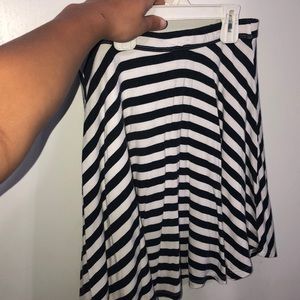 Abercrombie striped circle skirt
